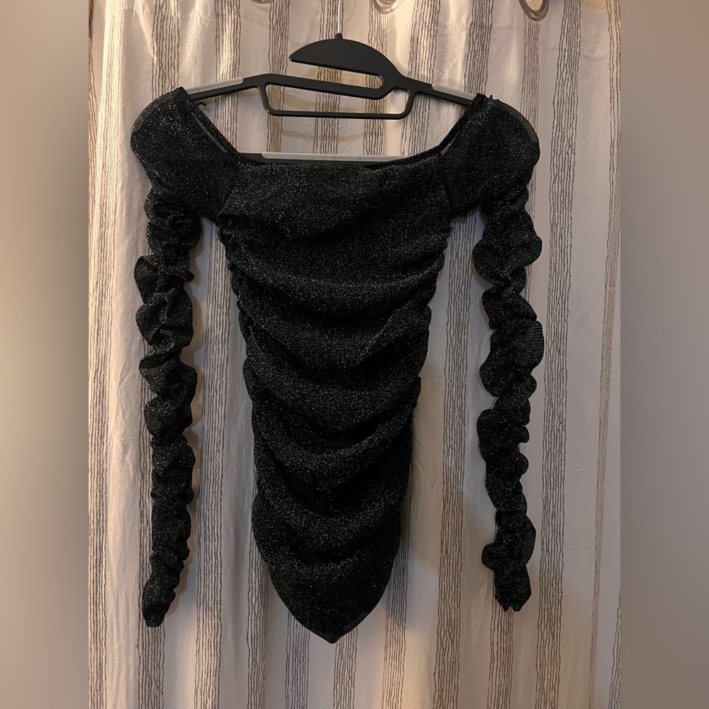 Forever 21 Shimmering Black top